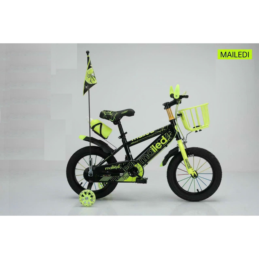 XE ĐẠP BÉ TRAI DÁNG THỂ THAO TAY SỪNG LOẠI CÓ CỜ SIZE 20
