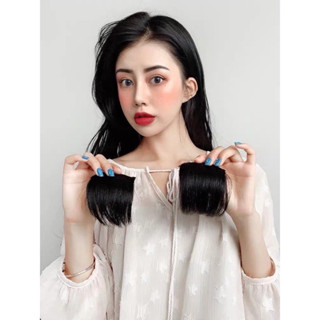  Tóc Giả Nữ Kẹp Phồng Chân Tóc Ngắn Giá 1 Cặp 