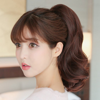Tóc giả ngoạm🌸FRESHIP🌸Tóc ngoạm xoăn 30cm ảnh thật-NX03