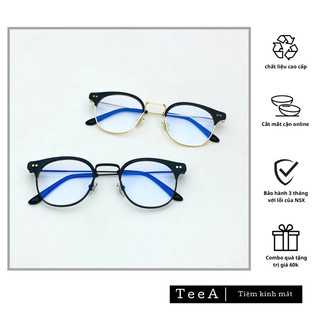 Gọng kính thời trang nam nữ, chống tia uv chất liệu titan cao cấp tặng clip on