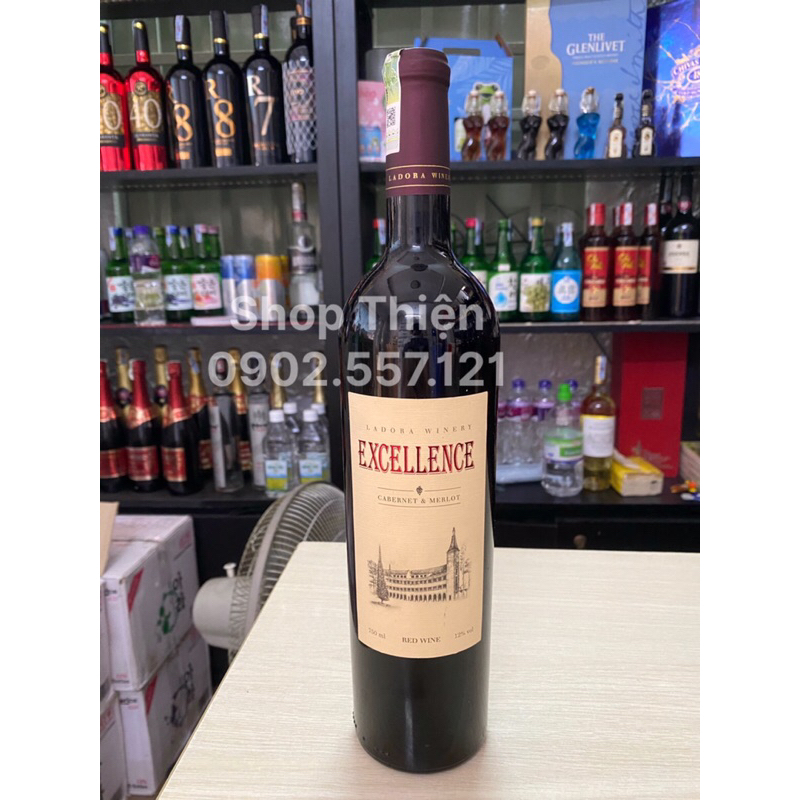 Vang Đà Lạt Excellence Đỏ 12 750ml