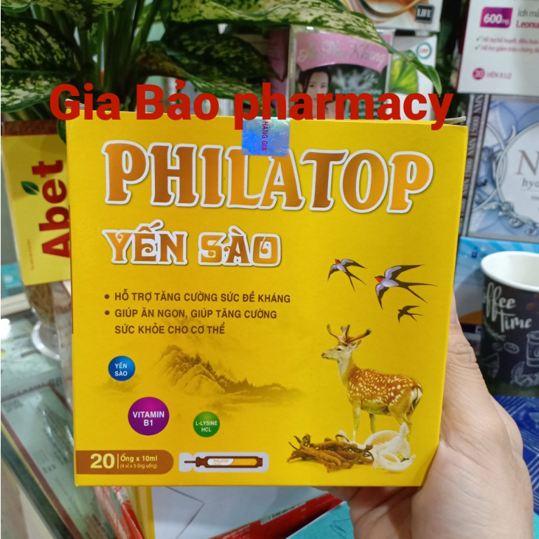 Siro Philatop yến sào hộp 20 ống giúp bé ăn ngon,mau lớn