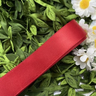 Ruy băng lụa satin 2 mặt, size 1.2cm đến 1.5cm (dây 5 mét)