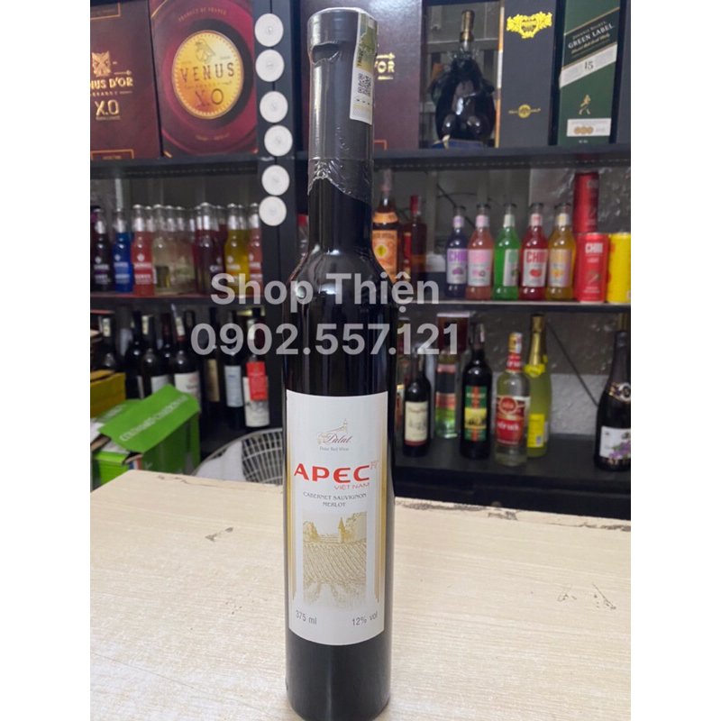 Vang Đà Lạt Đỏ APEC 12 375ml