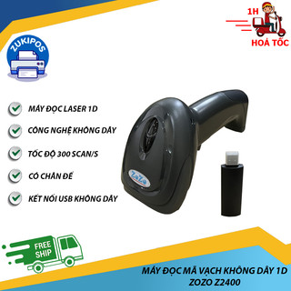 Máy Đọc Mã Vạch Không Dây 1D ZOZO Z2400 Bảo Hành 12 Tháng - Zukipos