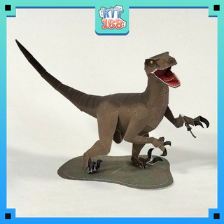 Mô hình giấy động vật Khủng long Velociraptor