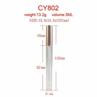 Thỏi son rỗng/ Vỏ son kem 3ml nhám cao cấp