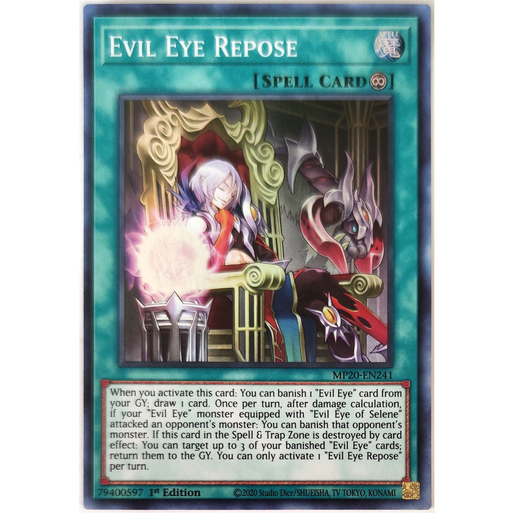 [Thẻ Yugioh] Evil Eye Repose |EN| Super Rare