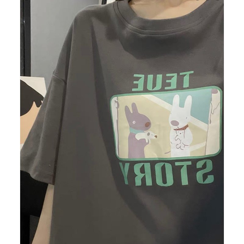 Set Bộ Đồ Nữ cọc tay mặc nhà in hoạ tiết dễ thương,Bộ Đồ Nữ đùi thun chất cotton siêu mát