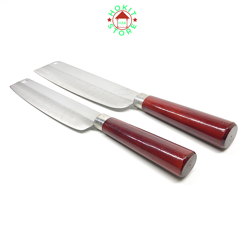 Dao nhà bếp thép không gỉ siêu bén bền đẹp dùng để thái rau củ quả chuyên nghiệp - Thương hiệu Đa sỹ HokitStore