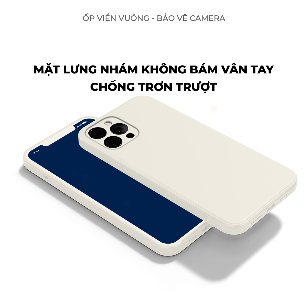 Ốp lưng Vivo Y20, Y20s, Y12s cạnh vuông, viền vuông, dẻo mềm mịn