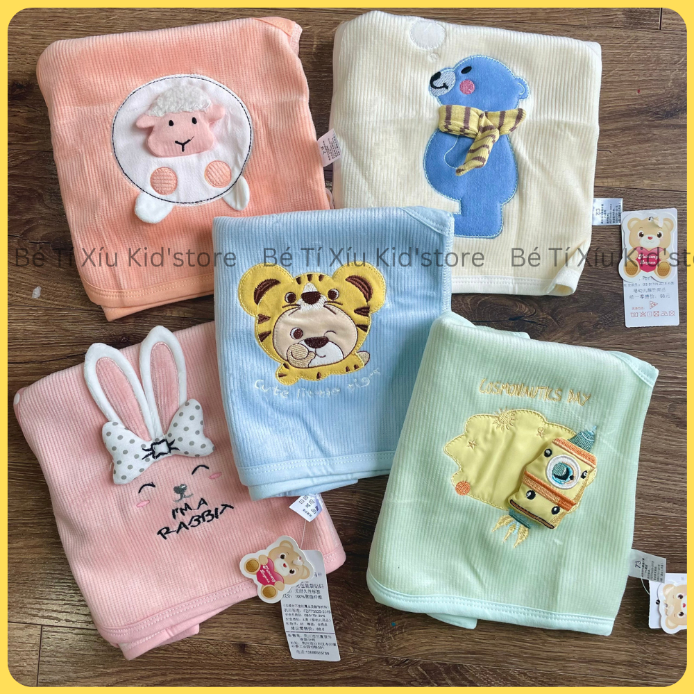 Áo Gile Băng Lông Cài Chéo Lót Nỉ Siêu Dày Đáng Yêu Cho Bé