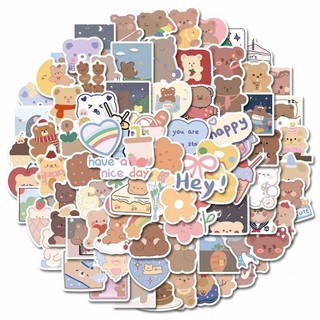 sticker hoạt hình dễ thương cute