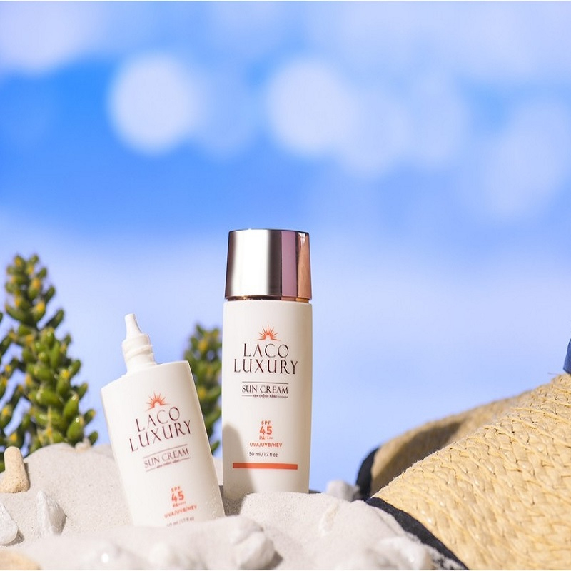 kem chống nắng laco luxury sun cream