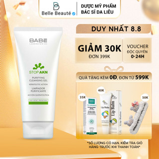 Sữa Rửa Mặt BABE - BABÉ Stop Akn Purifying Cleansing Gel Cho Da Dầu Mụn 200ml