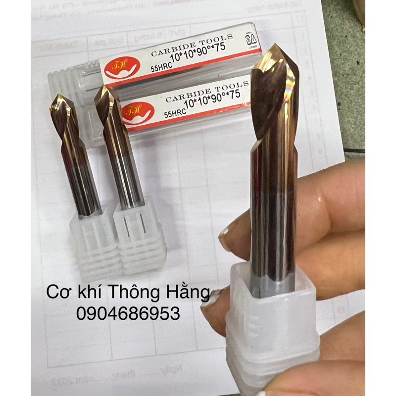 Vát mép hợp kim D1-D12 90 độ (≤55 HRC)