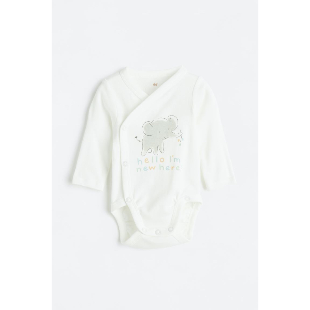 Bodysuits dài tay, 100% cotton mềm mại, hàng  UK US JP săn SALE