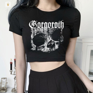 áo croptop chữ mặt khỉ chất thun lụa