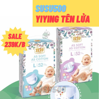 [HCM] Tã/bỉm dán/quần YIYING ten lua baby đủ size S72/M60/L52/XL44/XXL40/3XL36 [Hàng chính hãng - có tem phụ]