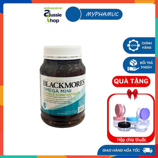 Dầu cá Blackmores Odourless Fish Oil Mini Caps - 400 viên (mẫu mới 2022)