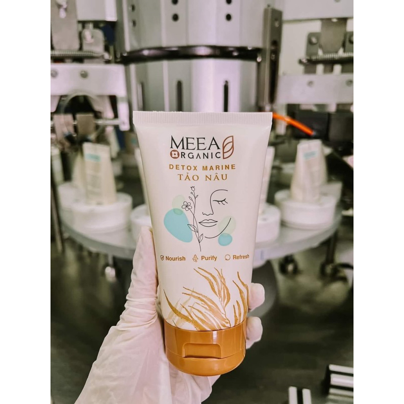 Sữa Rửa Mặt Tảo Nâu Meea Detox Marine tặng kèm chai mini 30ml