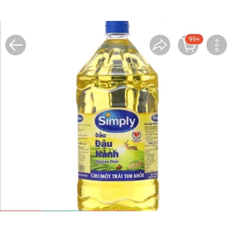 Dầu Simply 2lit