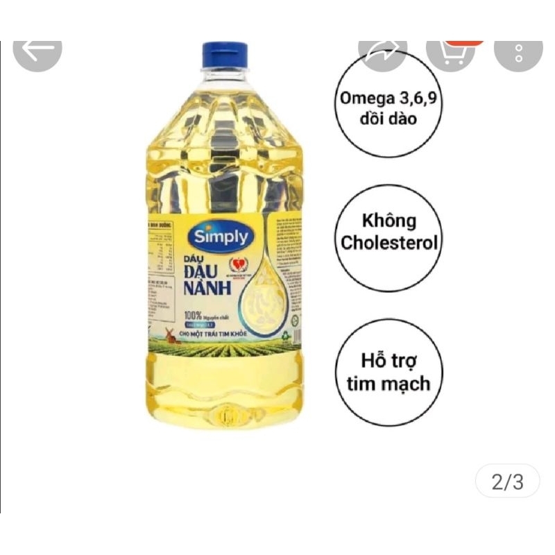 Dầu Simply 2lit