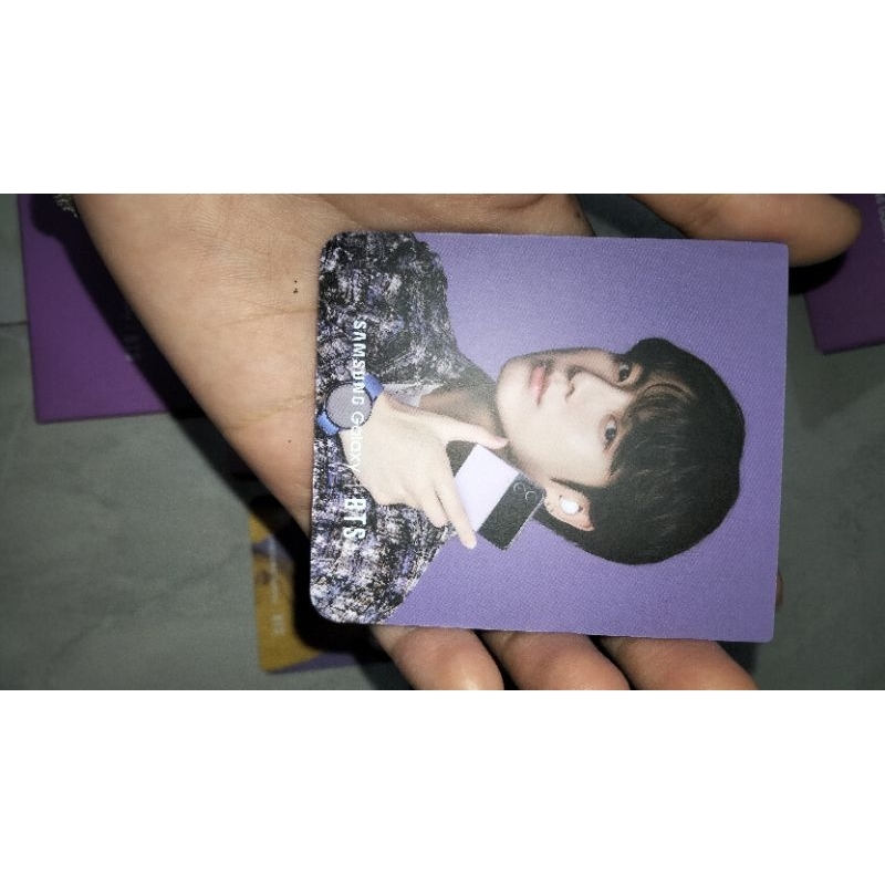 Card kỹ niệm BTS x Samsung galaxy chính hãng