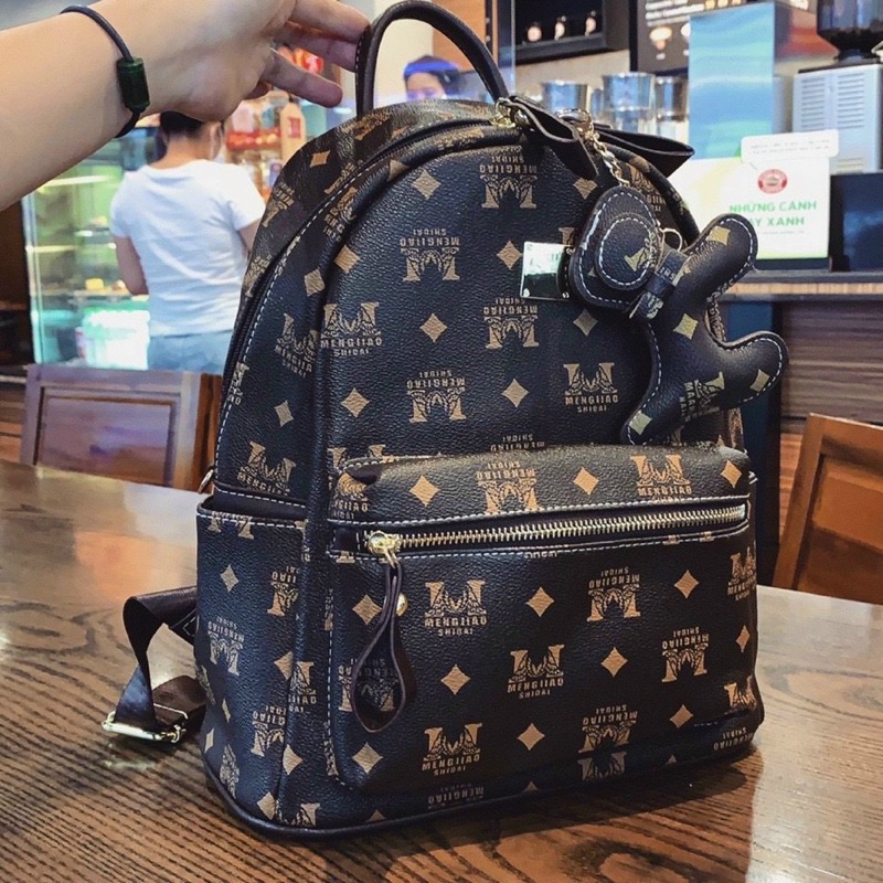 Balo đi học, đi chơi đựng được sách vở size 32 kèm móc treo cún