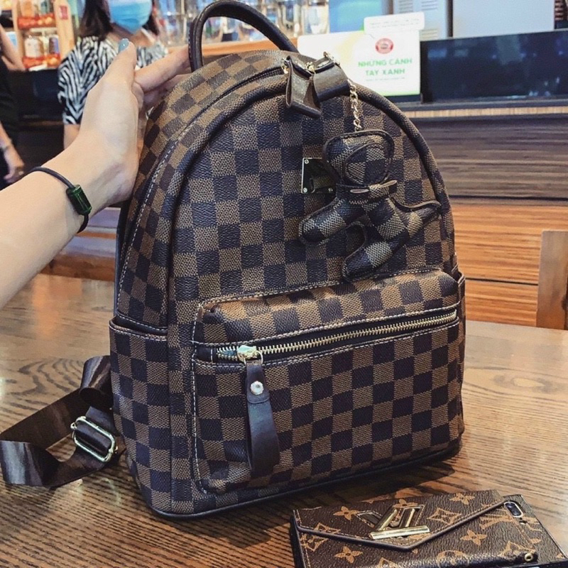 Balo đi học, đi chơi đựng được sách vở size 32 kèm móc treo cún