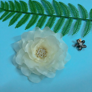 Hoa cài áo handmade - Hoa Trà các màu