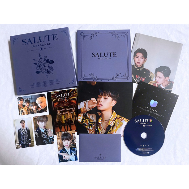 Ab6ix album ep3 Salute đã khui seal, bao gồm đồ như hình.