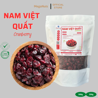Nam Việt Quất Sấy Khô Meganuts Hàng Nhập Khẩu vị chua ngọt 250gr/500gr