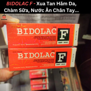 1 Tuýp - Kem bôi da thảo mộc Bidolac F - 10gram - Thay Kem Dipolac G.