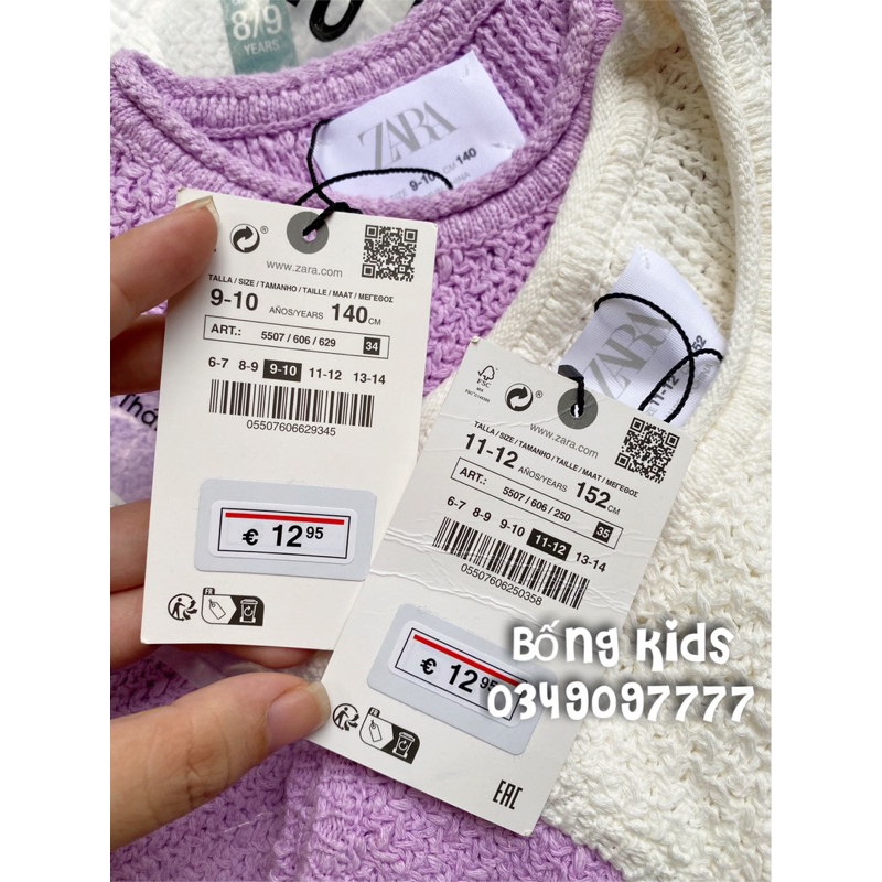 Áo Gile Len Bé Gái Dáng Ngắn ZR