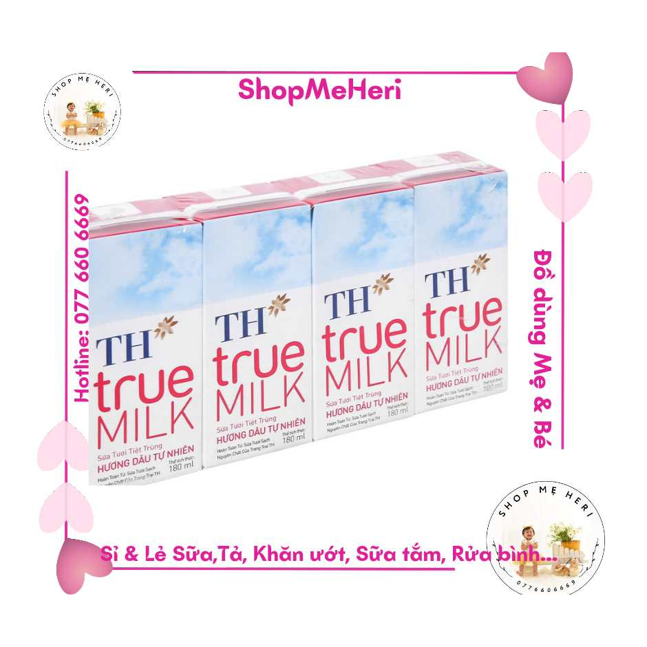Sữa tươi TH TRUE MILK 180ml