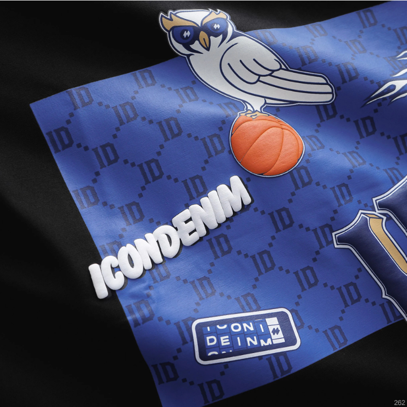 Áo thun nam ICONDENIM Basketball Combines chất Cotton dày dặn thoáng mát - ATID0262
