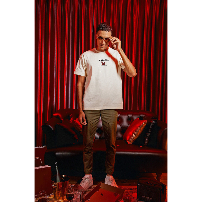 Áo thun nam ICONDENIM Sphynx Cat Printed W Details chất Cotton dày dặn năng động - ATID0204