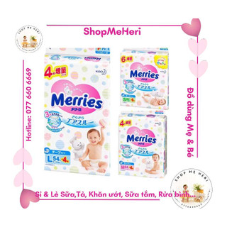 Tã dán/quần merries size m64/l54