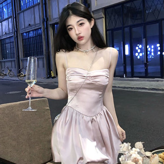 đầm lụa nhún xoè bồng bềnh