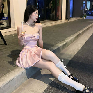 đầm lụa nhún xoè bồng bềnh