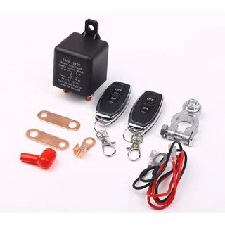 Cắt Mát Ô tô Điều Khiển Từ Xa 12V 200A, Công Tắc Ngắt Điện Bình Ác Quy Xe Con, Xe Tải Có Remote từ xa
