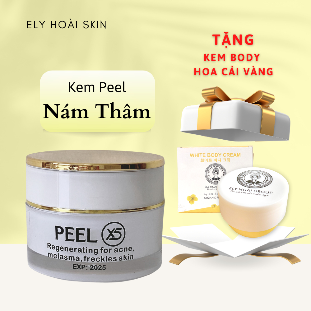 Kem Peel Giảm Thâm Nám, Tái Tạo Da Mới, Giảm Nám Sâu, Giúp Da Hồng Hào - Ely Hoài