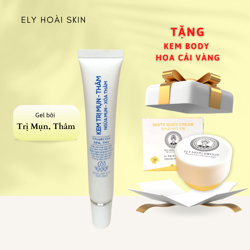GÍA SỈ TẠI XƯỞNG Kem ngừa mụn, giảm thâm hiệu quả, giảm các đốm nâu sau mụn - Ely Hoài SKIN