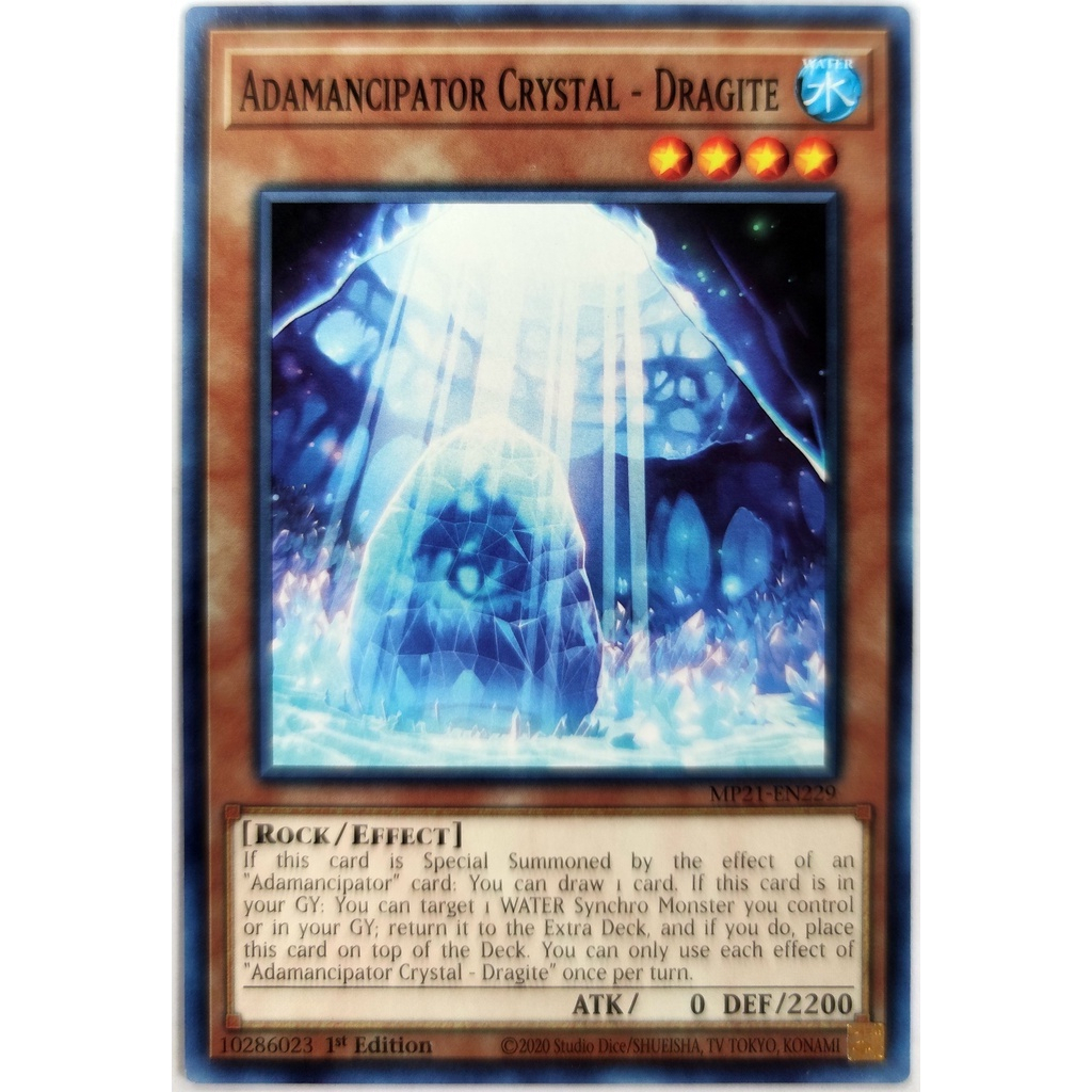 [Thẻ Yugioh] Adamancipator Crystal - Dragite |EN| Common