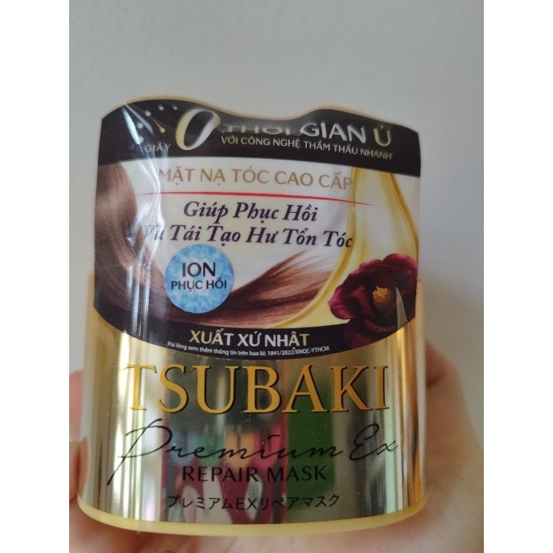 Mặt Nạ Tóc Tsubaki Cao Cấp Phục Hồi Hư Tổn 180g & refill 150g