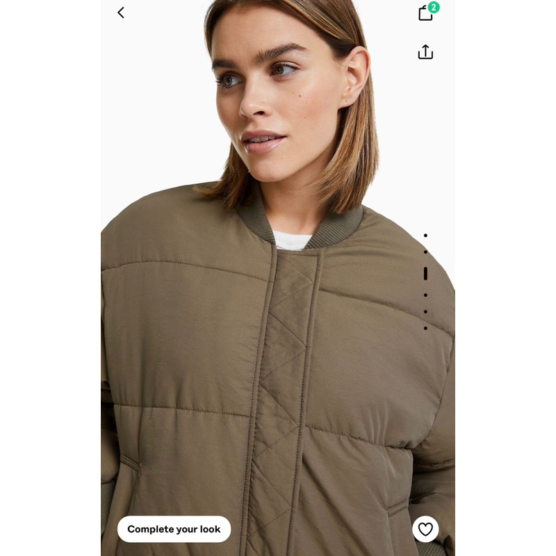 Áo phao Bershka Authentic