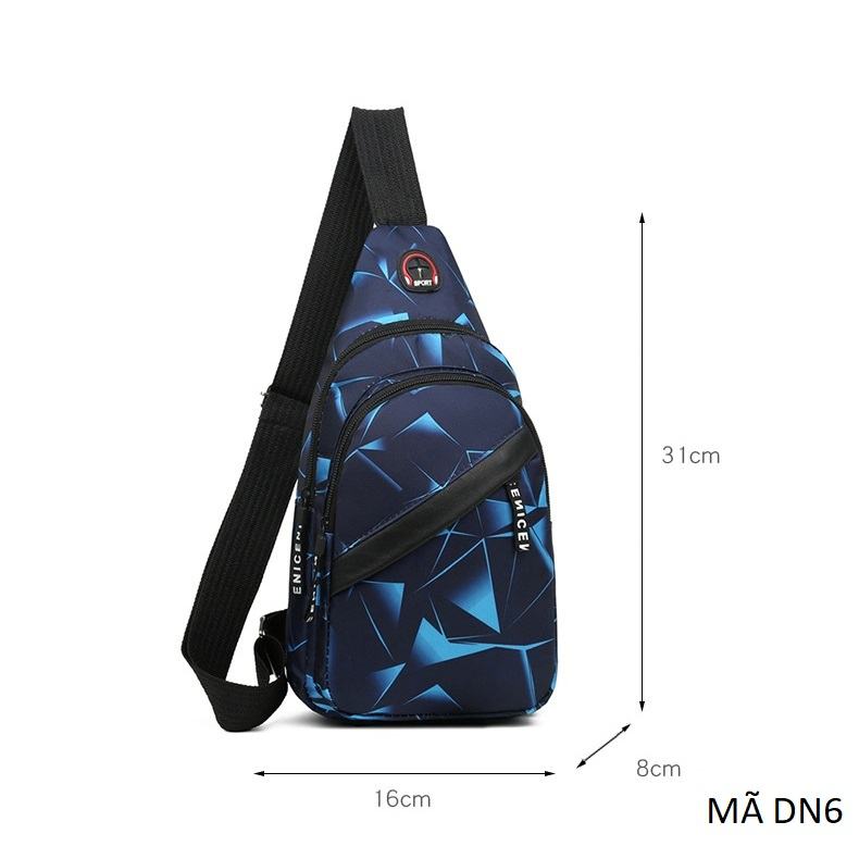 Túi đeo chéo đeo ngực Unisex Mã DN6