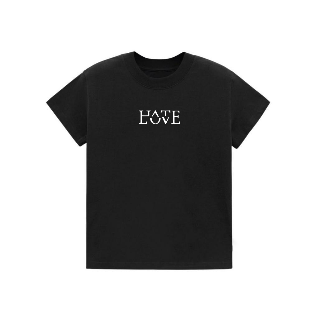 Áo thun nữ baby tee  ngắn tay in chữ FVCK-LOVE hottrend 2023 chất cotton  100% 2 chiều siêu cấp mát lịm