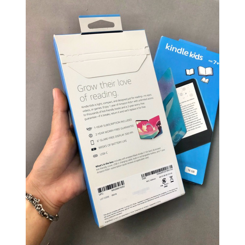 Máy đọc sách New kindle 2022 bản kids 16Gb